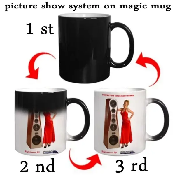 Mug black ceramic coffee mug