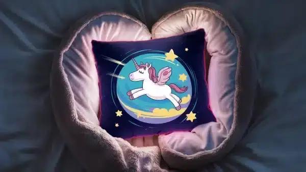 led pillow with photo