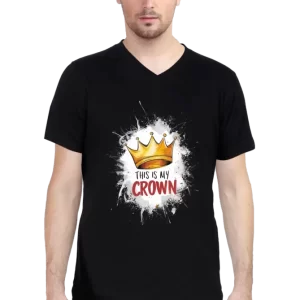 This Is My Crown V-Neck T-Shirt