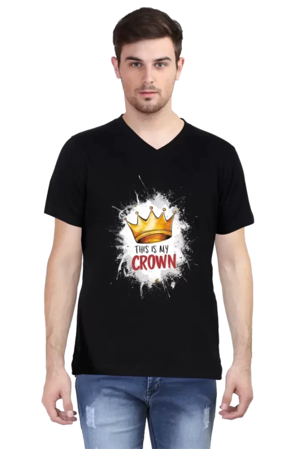 This Is My Crown V-Neck T-Shirt