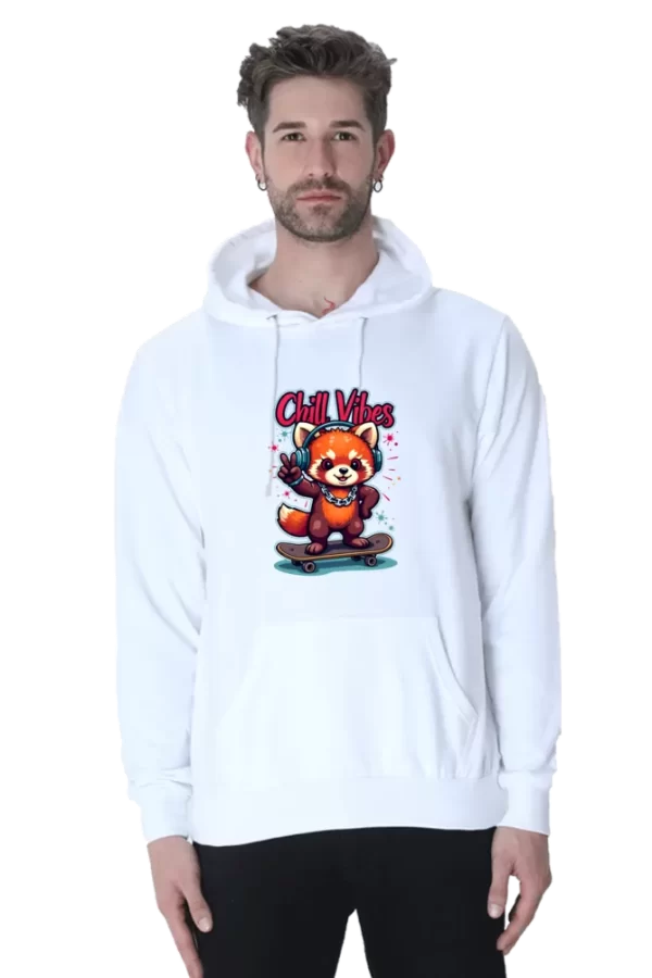 Chill Vibes Red Panda Hoodie