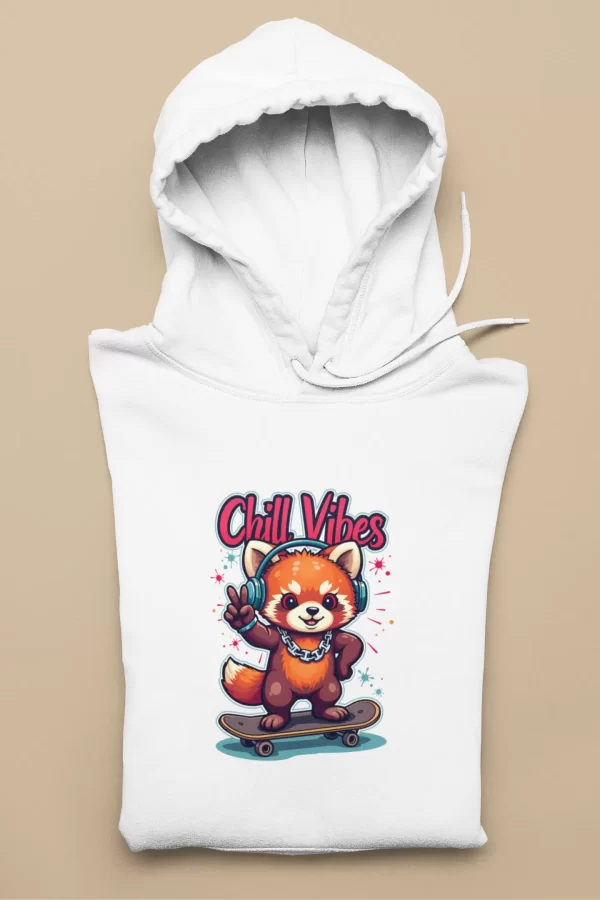 Chill Vibes Red Panda Hoodie